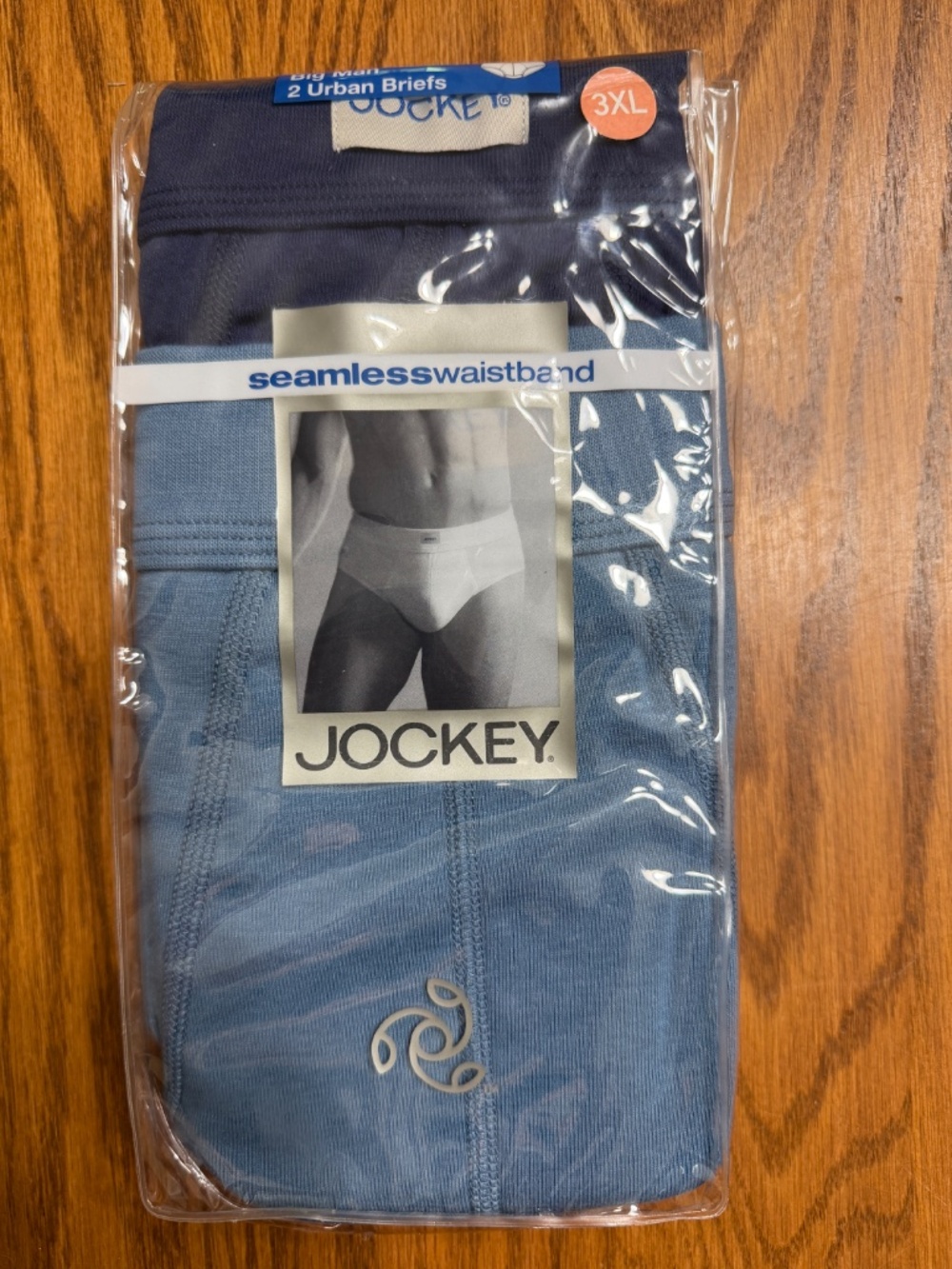 Vintage 90s Jockey Urban Briefs 2-pack Blue No Fly Pouch underwear New old stock